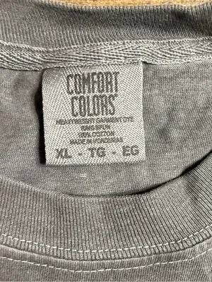 Comfort Colors Charcoal 'Have a Good Day' Graphic Tee with Bright Accent Colors thumbnail 2