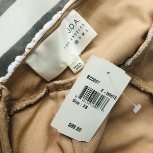 J.O.A. NWT Off white lace strappy back sheath cocktail party dress thumbnail 3