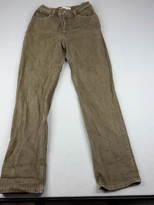 Abercrombie Curve Love 90s Straight Jeans 27 Brown Taupe High Rise 31 thumbnail 1
