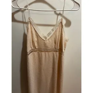 Anthropologie NWT Victorian Vintage Ethereal Women Medium Ivory Midi Slip Dress thumbnail 6