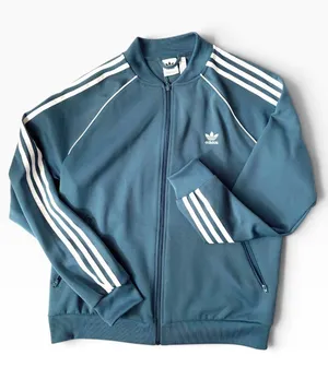 Adidas Originals Superstar Classic Track Jacket 90s Y2K - Large - Dark Steel thumbnail 1