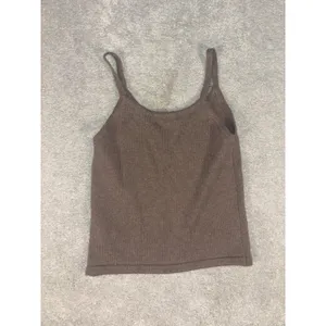 Brandy Melville Argyle Tank Top One‎ Size Brown Summer Sexy thumbnail 7