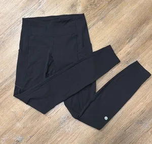 Lululemon black speed up leggings thumbnail 1