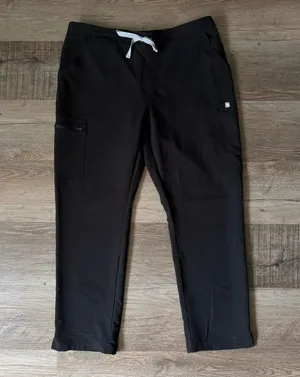 FIGS Technical Collection Black Scrub Pants thumbnail 1