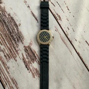 Black Silicone Polka Dot Fashion Watch‎ thumbnail 4