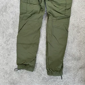 LCKR Women’s Mayday Utility Cargo Pants Nylon Pull On High Rise in Green Army S thumbnail 8