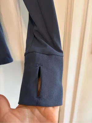 ATHLETA Shanti Salutation Jacket in Powervita Fabric Iron Blue thumbnail 3