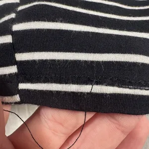 Aeropostale Women’s Size Large Black White Striped Sleeveless Mini Dress thumbnail 9