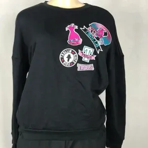 Dream Works Trolls Size Medium Mufti Patches Sweatshirt. New With Tags. thumbnail 3