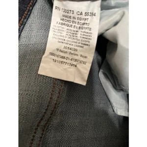 Lee Relaxed Fit Straight Leg Mid Rise Denim Pants Women's Size 16 Medium Blue thumbnail 6
