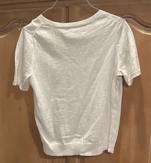 Jcrew Cream Half Sleeved Sweater  thumbnail 4