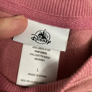 Disney Park Lightweight Pink Mickey Mouse Sweatshirt thumbnail 3