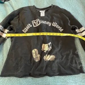 Disney Parks Black Long Sleeve Shirt Vintage 50th Anniversary Size Medium EUC thumbnail 5