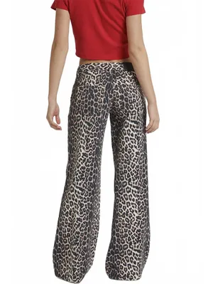 Pacsun Casey Low Rise Baggy Jeans Leopard NWT Size 25 thumbnail 2