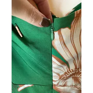 MISA Los Angeles Dress‎ Women Medium Green Cartagena Floral Cutout Nina Mini thumbnail 9