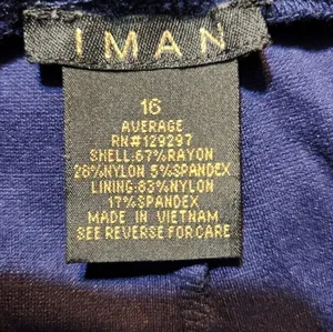Navy leggings Blue Size 16 thumbnail 3