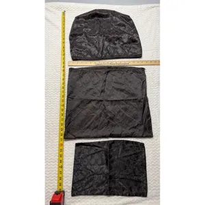 Gucci Dark Brown GG Monogram Satin Drawstring Dust Bags Set of 3 Luxury Storage thumbnail 2
