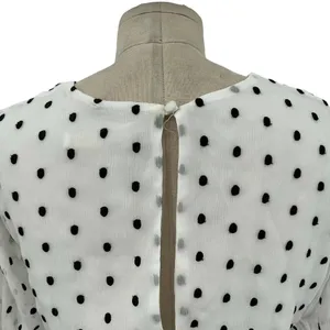 La Maison Talulah Something‎ About You Mini Dress in White Black Polka Dot Print thumbnail 8