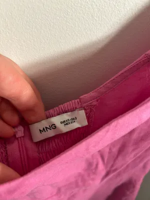 Mango Pink Linen Dress thumbnail 7