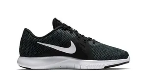 NWT 🖤🤍 Nike WIDE Womens Flex Trainer Black and Silver Sneakers, Size 8.5 WIDE thumbnail 1