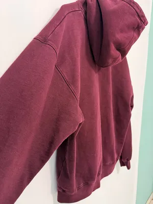 Colorful Standard Organic Oversized Hoodie in Oxblood Red Large thumbnail 11