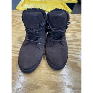 UGG Romely Heritage Women's Size 7 Brown Suede Lace-Up Outdoor Snow Boots S60 thumbnail 4