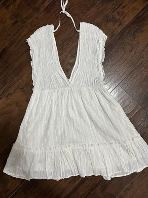 Urban Outfitters Rooney Deep V-Neck Mini Dress thumbnail 7