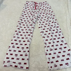 Hello Kitty Womens Pj Pants Loungewear XL Cotton Holiday Halloween Preppy thumbnail 2