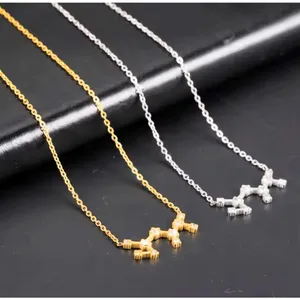 NEW Taurus 18k Gold‎ Constellation Zodiac Star ⭐️ Necklace Birthday Astrology thumbnail 12