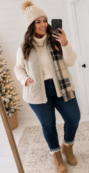 Maurices Sherpa Vest thumbnail 1