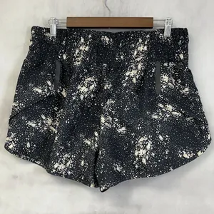 Old Navy Active Shorts Womens‎ Large Speckled Print Athletic Running Outdoor Gym thumbnail 2