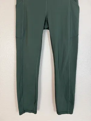 Lululemon Invigorate High Rise Crop 23” Leggings in Algae Green size 6 $118 thumbnail 8