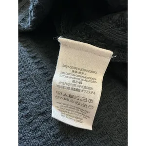 We The Free Free People Black Waffle Knit Cowl Neck Thermal Top XS thumbnail 8