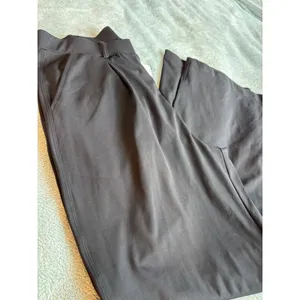 IUGA Black Wide Leg Dress Pants High Waisted Trousers Large NWT office thumbnail 8