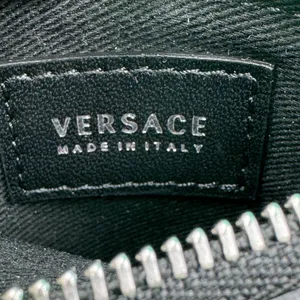 Versace Medusa Key Case Black Vitello New w/ Box Dust Bag Sealed Envelope Italy thumbnail 15