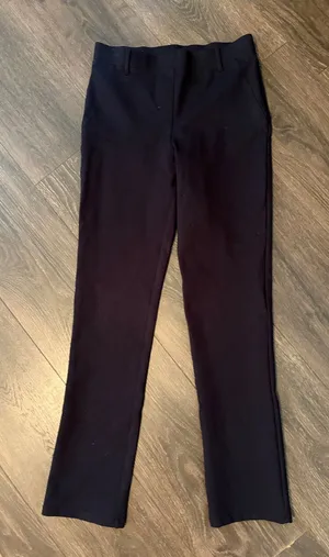 Quince Ultra-Stretch Ponte Pants Women's XS Office Work Dressy Classic Blue thumbnail 1