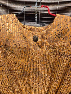 vintage 1980s Leslie Fay sheer animal-print midi dress 10 thumbnail 3