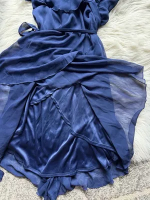 ASOS caped high-low dress thumbnail 6