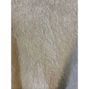 ee:some Women's Fuzzy Cropped High Low Beige Sweater NWT Size Small (5406) thumbnail 7