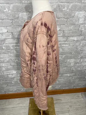 Marrakech for Anthropologie quilted tie-dye jacket thumbnail 3