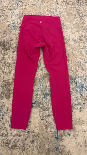 Lululemon Leggings Wunder Under 28" Pink thumbnail 2