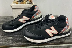 New Balance Black Tropical Hibiscus 515 Athletic Sneaker Shoes 7.5 thumbnail 1