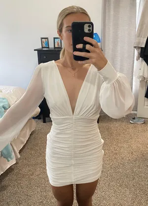 Windsor White Cocktail Dress thumbnail 1
