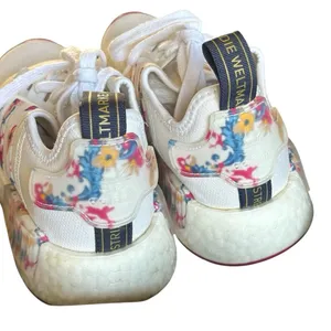Adidas x Her Studio London NMD_R1 Floral White Sneakers Women's Size 6.5 FY3666 thumbnail 4