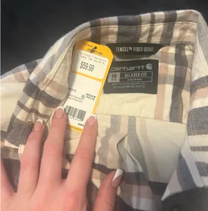 Carhartt Women’s Shirt Plaid Flannel thumbnail 2