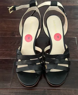 Cole‎ Haan black strappy wedge heels size 6 thumbnail 1
