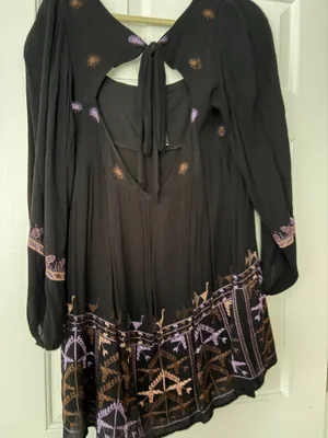 Free People Rhiannon Embroidered Mini Dress thumbnail 4