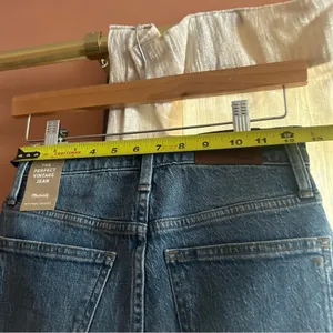 Madewell Tall Perfect Vintage Jean Ainsworth‎ Wash Raw Hem Denim NWT Size 24T thumbnail 7