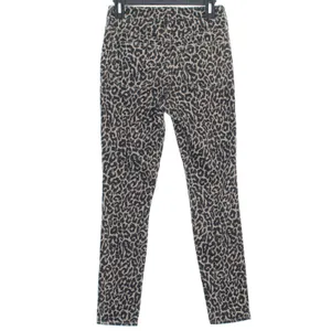 J Crew Womens Jeans 10" High Rise Toothpick Leopard Zip Fly Brown Black 25 ER thumbnail 2