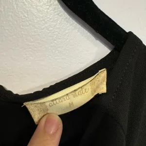 Altar’d‎ State long black vneck dress thumbnail 2